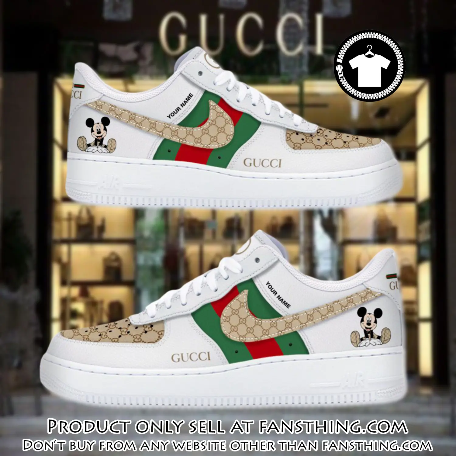 Gucci mickey luxury air force 1 sneakers limited af1 shoes oaf1023 fst4520985